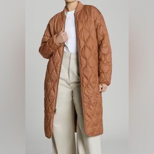 Everlane ReNew Long Liner -Tawny Brown
